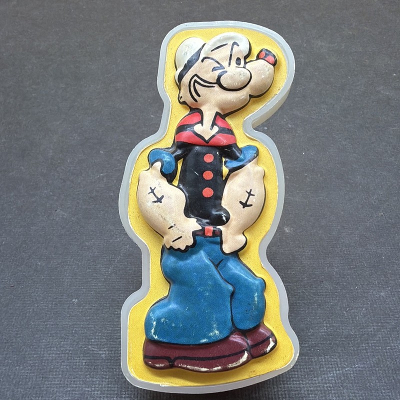 POPEYE NIGHT LIGHT VINTAGE WALL PLUG IN WORKS ARROW PLASTICS 1959