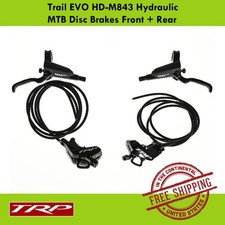 TRP Trail EVO HD-M843 Hydraulic MTB Disc Brakes Front  Rear