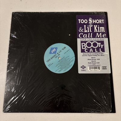 TOO $HORT & LIL' KIM CALL ME VINYL Single BLACK 1997 ZOMBA  VG+
