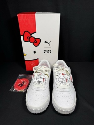 PUMA x Hello Kitty Collaboration - Cali White Sneakers - US Women Size 9.5
