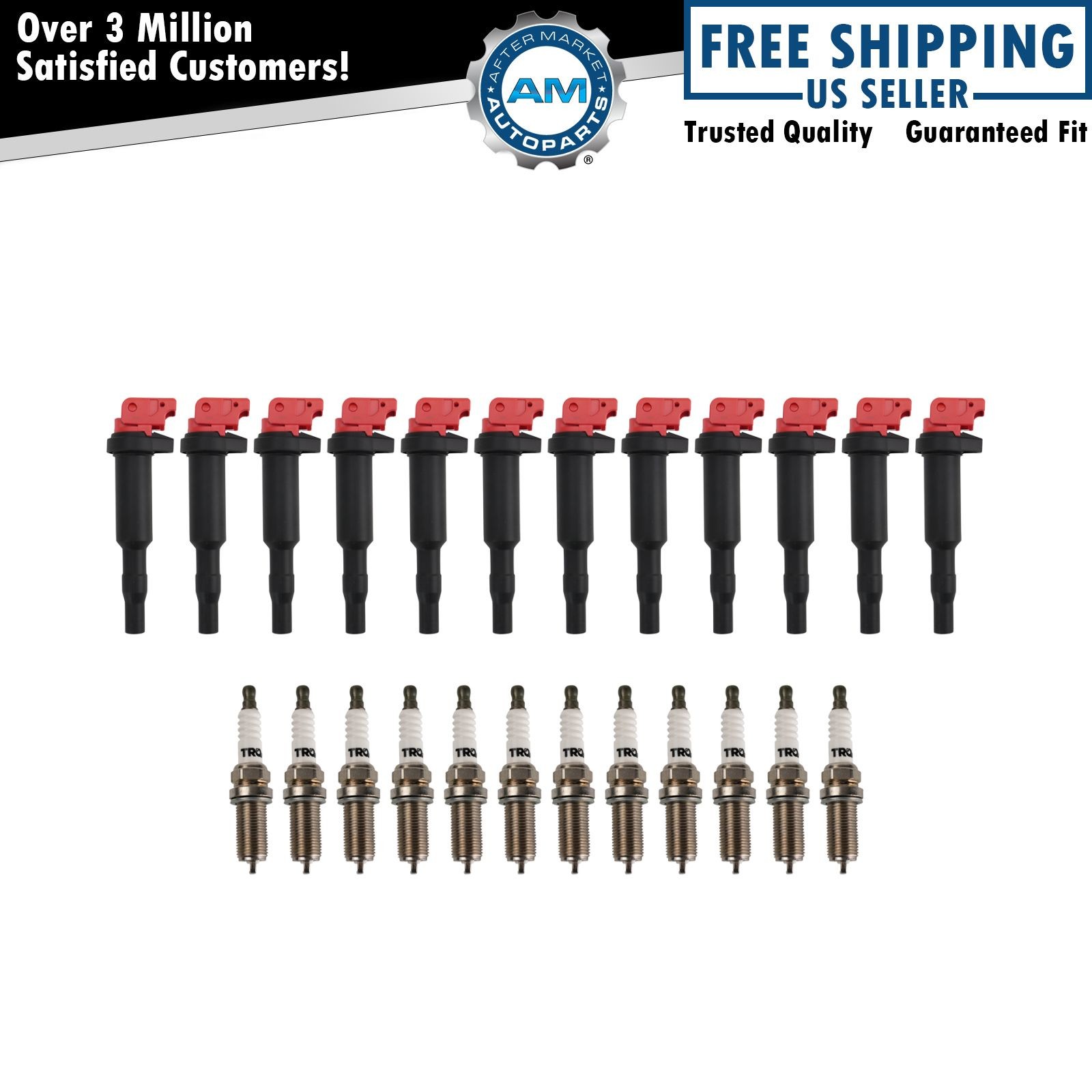 TRQ Performance Ignition Kit Red For 04-06 760i 04-08 760Li 04-12 Phantom