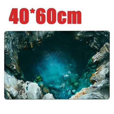 40*60CM Design 3D Rugs Optical Illusion Pond Non Slip Door Floor Mat
