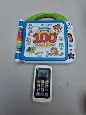 LeapFrog Learning Friends 100 Words Book and LeapFrog Chat and Count Smart Phone
