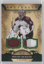 2020-21 Upper Deck Artifacts Material Emerald 38/65 Philipp Grubauer #99 1r5