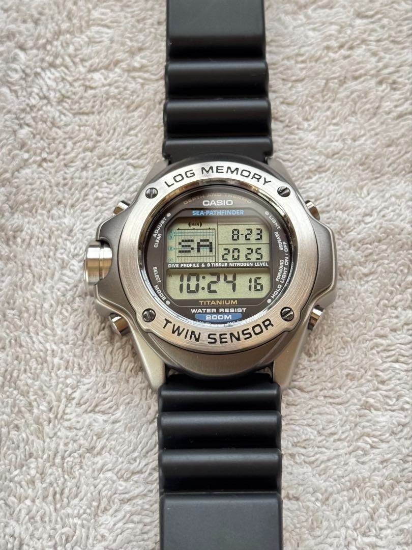 Casio Nitrogen Digital Watch Spf-100 2173 Sea Pathfinder