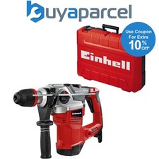 Einhell Corded Rotary Hammer 9J SDS Max Drill TE-RH 38 3F Electric 1050W + Case