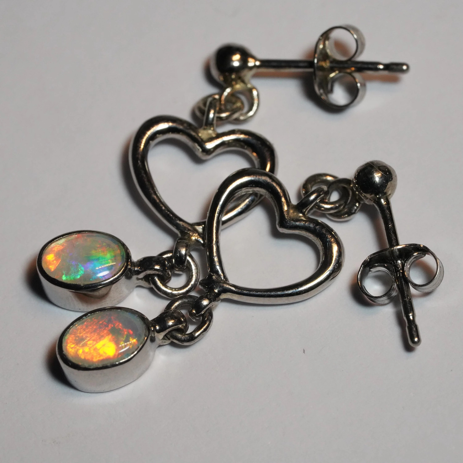 Australian Solid Opal Earrings