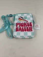 NWT Fab Finds Pickle Baller Crossbody Phone Bag