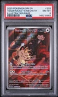 2025 POKEMON DRI EN-DESTINED RIVALS ILLUSTRATION RARE TEAM ROCKET'S MEOWTH PSA 8