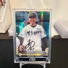 Shoki Murakami 2025 Epoch One On-Card Auto /5 Hanshin Tigers MVP ROY COA NPB