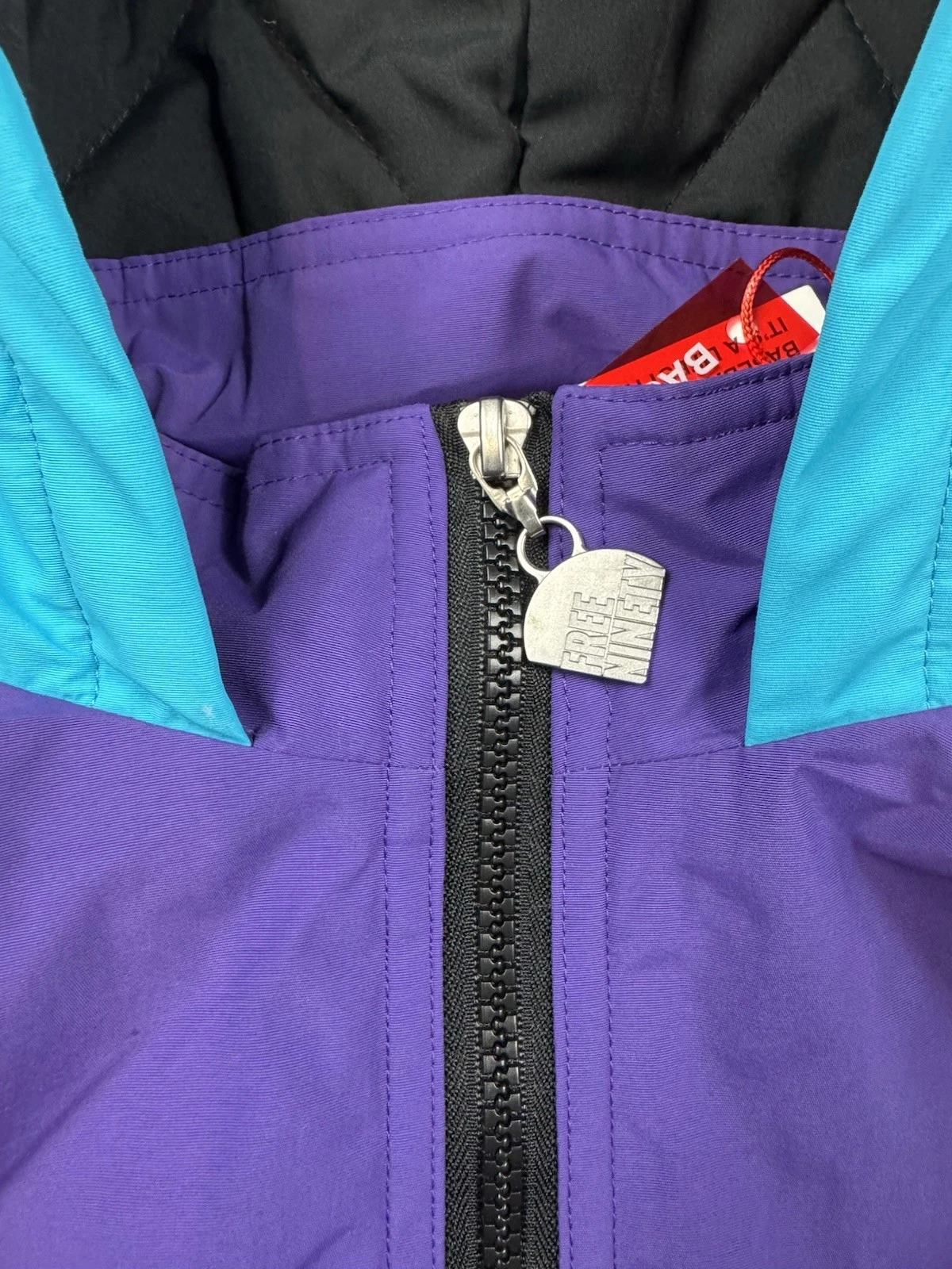 Baseball Lifestyle 101 BL101 Colorblock Pullover Jacket Blue/Purple Size S New image 3