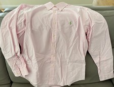 Polo Ralph Lauren Long Sleeve Shirt Custom Fit Mens Non-Iron Mens Large L