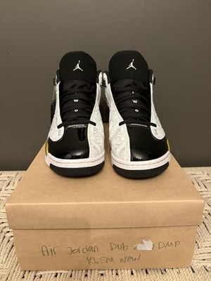 jordan dub zero black metallic gold white