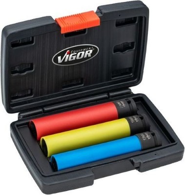 VIGOR Kraft-Stecknuss-Satz V5933/3