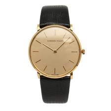 Vintage Audemar Piguet 31mm 18K Yellow Gold Champagne Dial