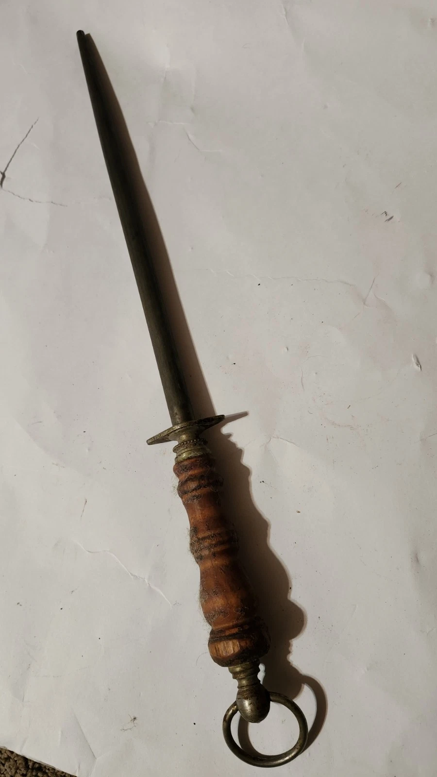 Vintage RH Forschner Honing Rod Knife Sharpener Large Made in USA 20/14 Inch