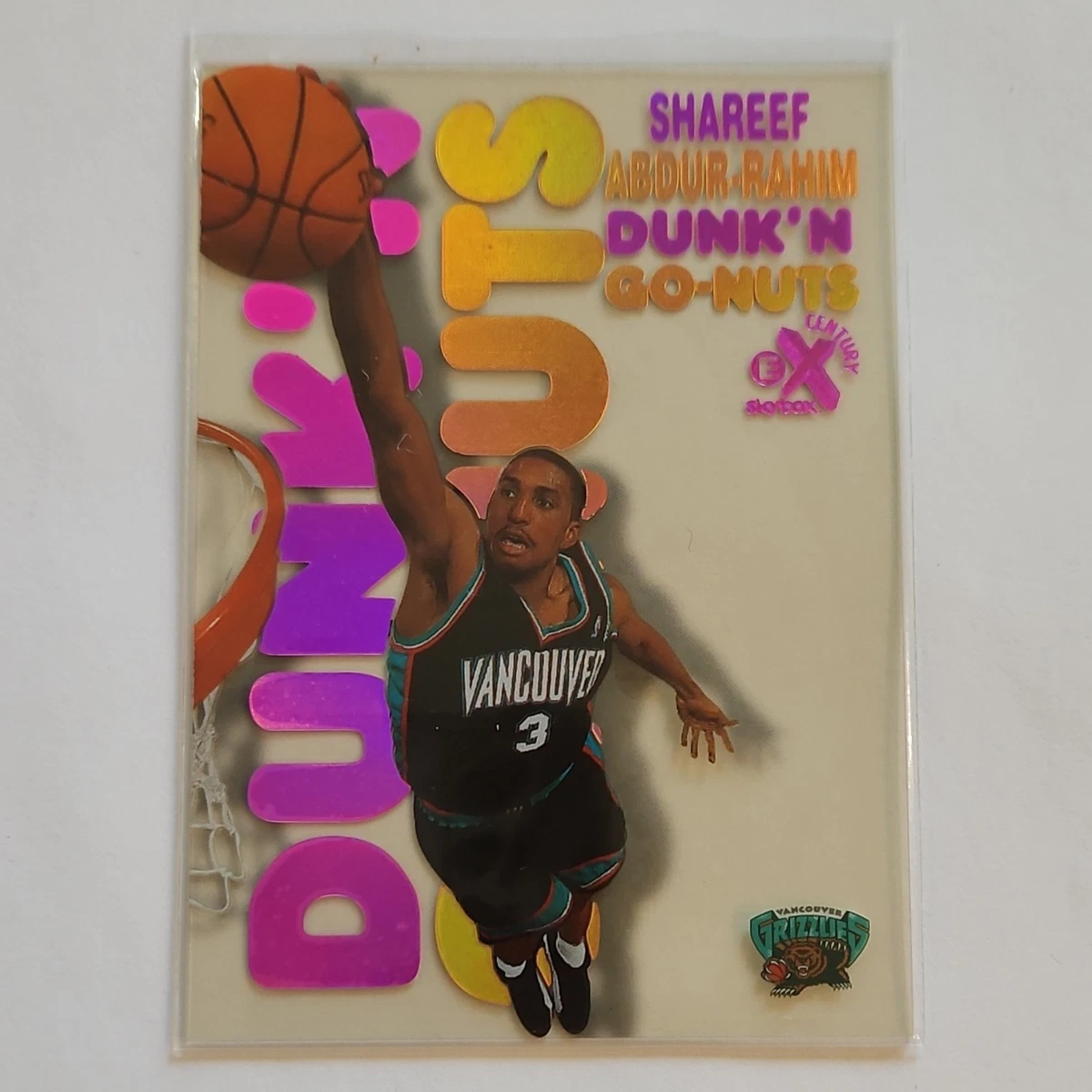 Vancouver Grizzlies Basketball 1998-99 Season Sports Trading Cards
