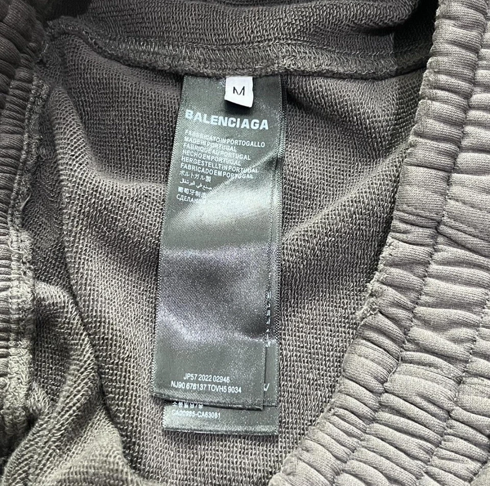 Sudadera Balenciaga Unisex Gris Campaña Política Suelta Talla Mediana Foto 3 de 3