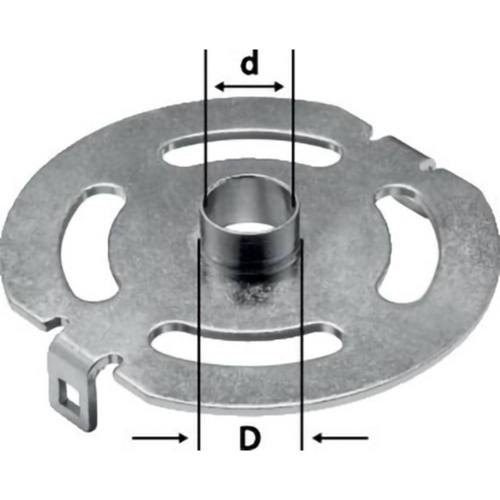 Bague de copie Festool KR-D 17,0 en acier traité haute résistance pour OF 1400