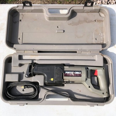 Porter Cable 738 Tiger Saw Variable Speed Reciprocating Saw Saw z all With Case