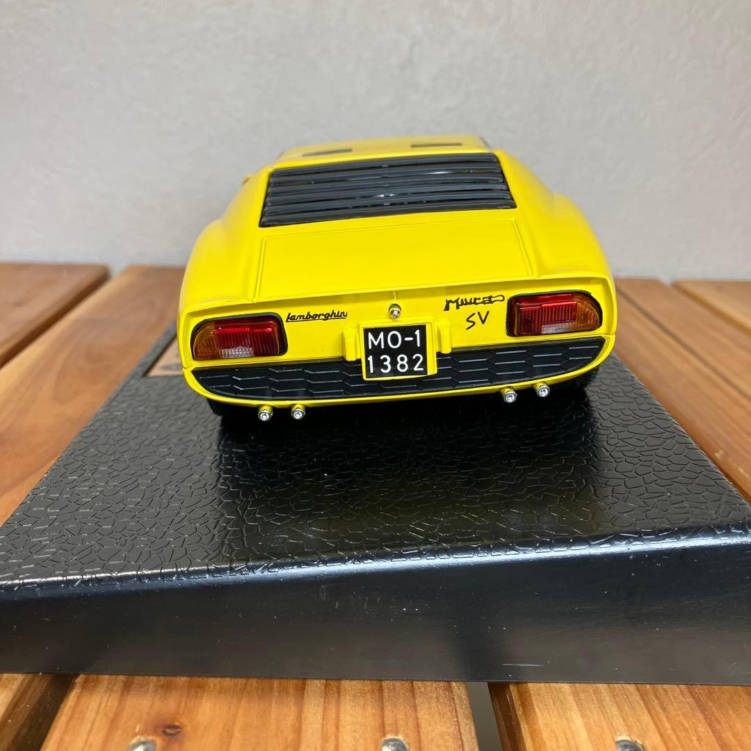 Anson 1/18 Lamborghini Miura Yellow Collectible Model Used | eBay