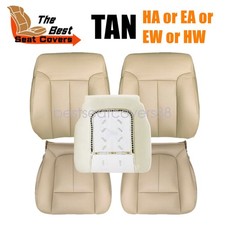 For Ford F150 Lariat 2009-2014 Front Side Leather Seat Covers Tan Foam Cushion