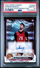 2023 TOPPS CHROME TOPPS CHROME AUTOS #CGAS ALPEREN SENGUN 3/10 PSA 10