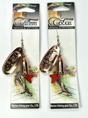 Blue Fox Super Vibrax 2pk Copper Color LG Spinning Lure