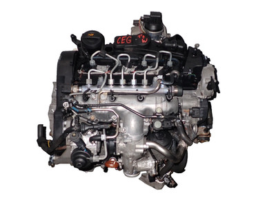 Motor komplett CEG 97TKM VW Golf Seat Skoda Octavia Leon 2,0TDI 125kW 170PS CEGA