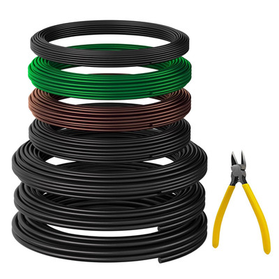 189FT Easy to Bend Bonsai Wire, Aluminum Bonsai Tree Wire in 5 Size -1Mm,1.5Mm,2