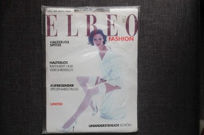 Elbeo Fashion Feinstrümpfe halterlos Strümpfe Gr. 35 - 37 Sandel Neu OVP