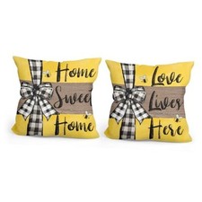 2 PCs Pillow Covers, Housewarming Gifts New Home Throw Pillow Polychromatic114