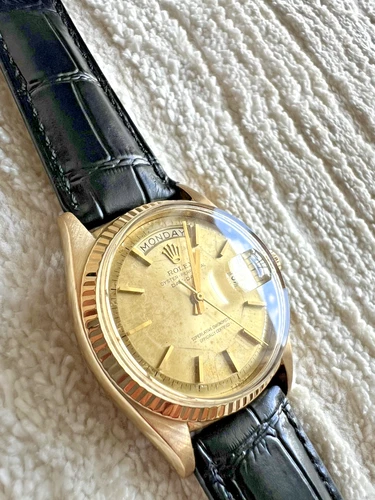 Rolex 36mm 1803 Day-Date Presidential 18k Solid Yellow Gold Automatic Pie Pan