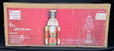 HOME ACCENTS 6 FT Animated LED Nutcracker NEW SEALED FREE SHIPPING