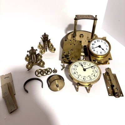 Gustav Becker & Kundo Brass Parts for  400-day Torsion Clocks 