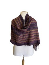 Missoni Cravatte Multicolor Knit Wool Scarf Shawl Italy Luxury Designer A1