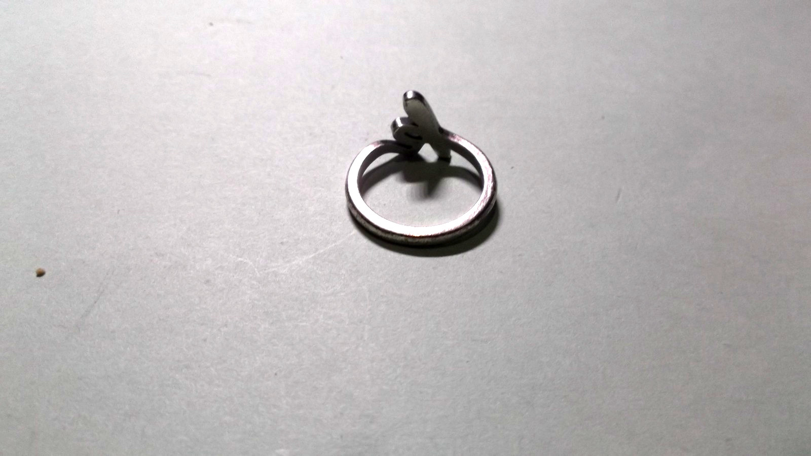 James Avery Script Initial K Letter Ring Size 5.5… - image 3