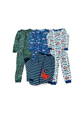 Simple joys by Carter’s long sleeve zip pajama lot. Side 5T