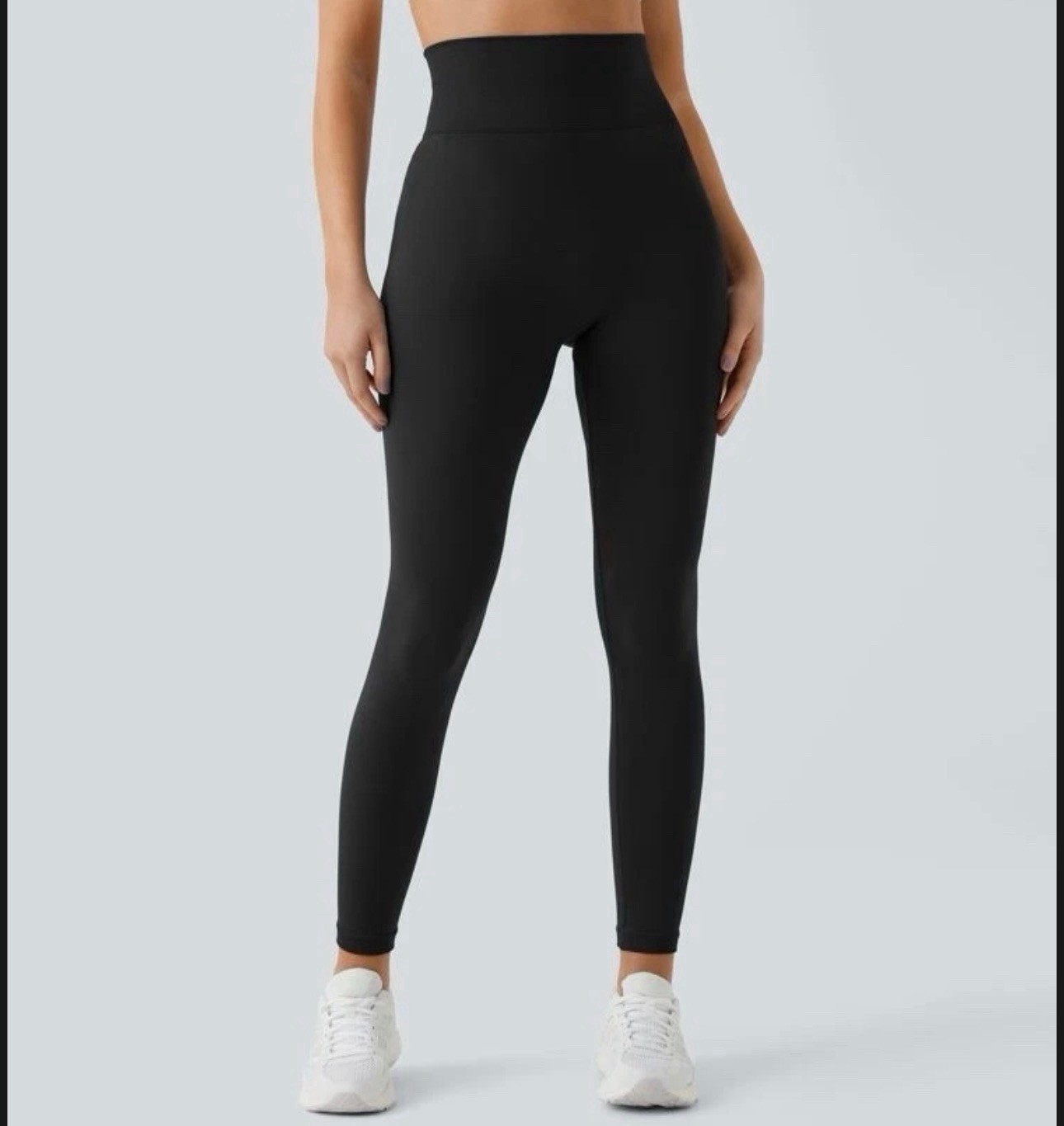 Halara High Waisted Butt Lifting 7/8 Leggings for Women - Black Medium