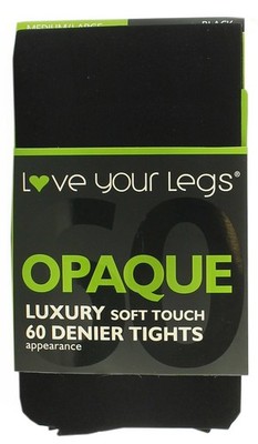 Wynsors Damen Strumpfhosen 60 Denier Luxury Soft Touch Opak Schwarz UK Größe