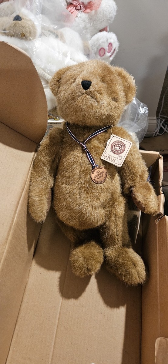 NOS Boyds Bears THEODORE 100th Anniversary Numbered Limited Plush