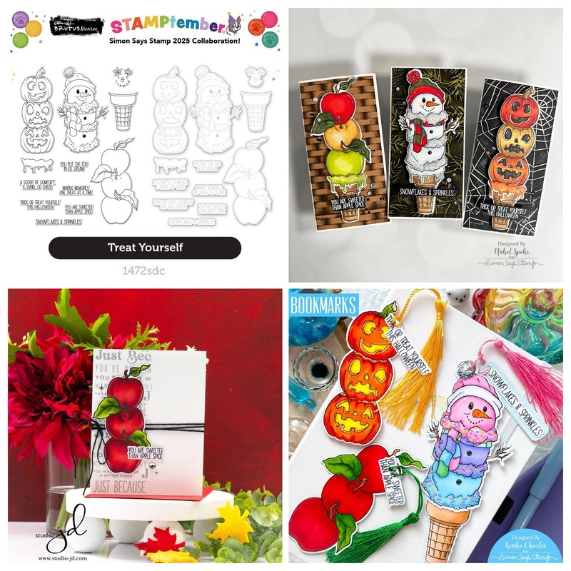 NEW - Stamptember 2025 - Brutus Monroe - Treat Yourself - Stamp and Die Set