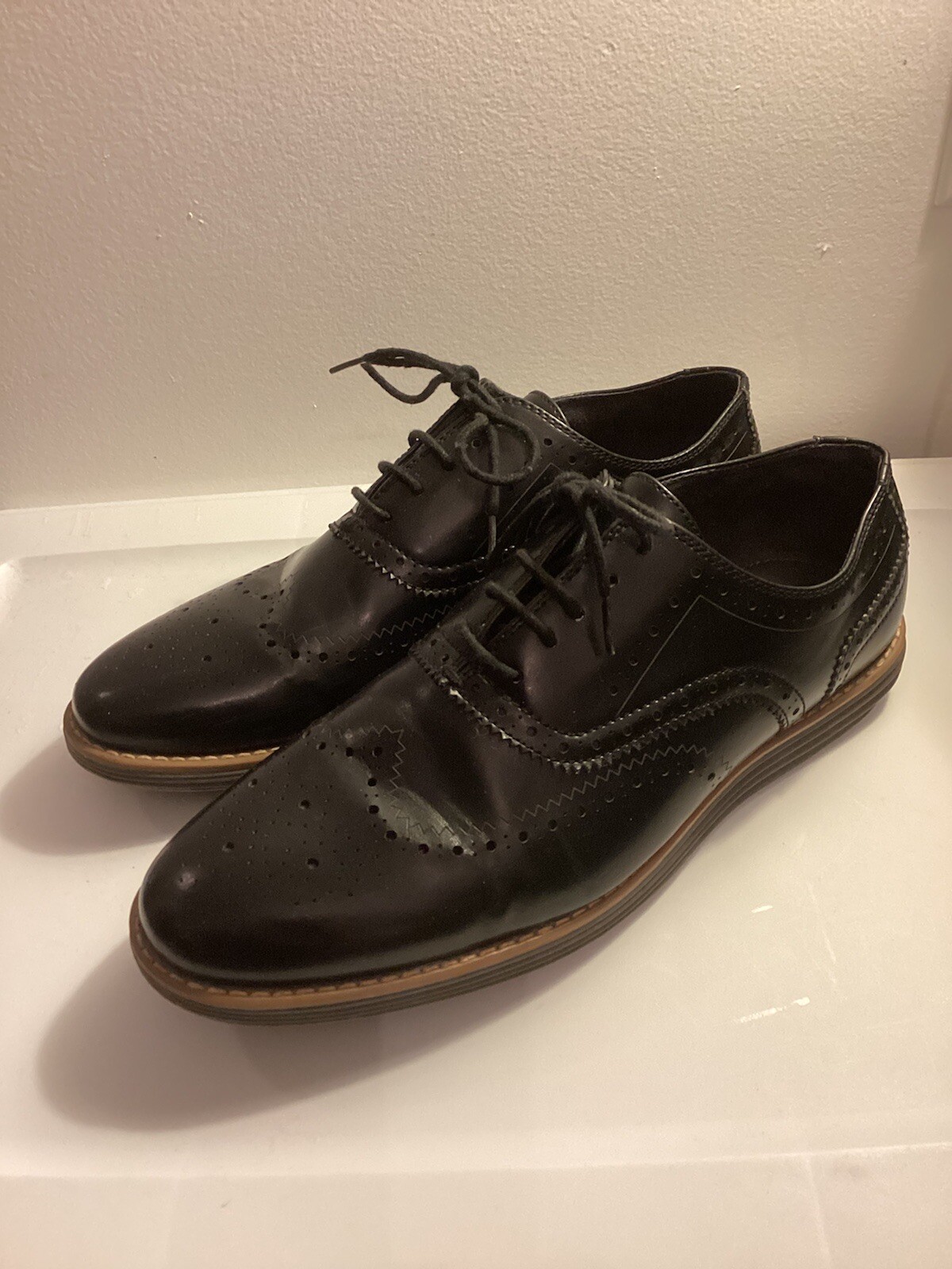 JAXSON Ultralights Men Dress Shoes Size 10.5 Black eBay