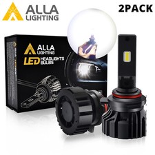 LED White High & Low Beam Headlight Bulbs Headlamps for Ford Chevy Toyota Fiat