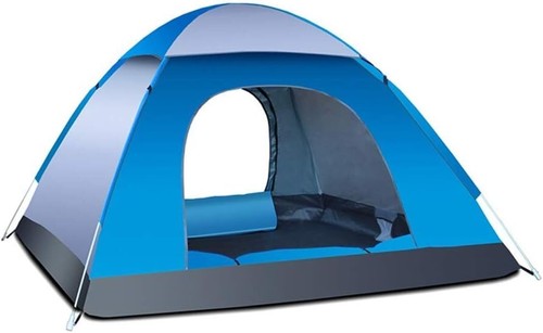 Waterproof Pop Up Tent 3-4 Person Camping Tent, Outdoor Hiking Backpacking Tent