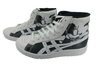Asics Gel PTG MT Mens White Black Mickey Mouse Athletic Shoes Size 5 New