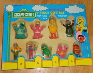 sesame street figurines set