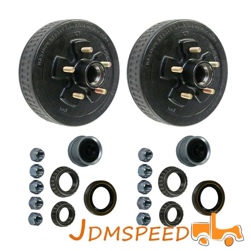 Complete kit of Trailer 5 on 5" Electric Brakes Hub Drums 3500 lb Axle