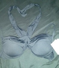 Black Bikini swim suit Top Size 6