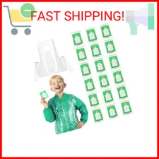 HKACSTHI 50 Pieces Disposable Aprons for Kids Aprons Kids Craft Aprons Kids Cook
